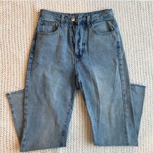 Princess Polly Blue Ankle Jeans